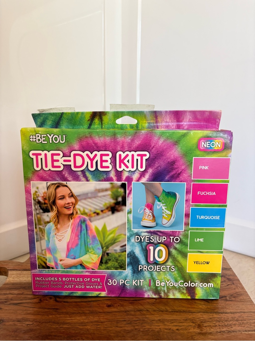 Be You Neon Tie-Dye Kit - Pink, Fuchsia, Turquoise, Lime, Yellow
